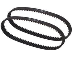 Dailygoods- Vervangende Banden 2 Stuks - Compatibel met ProHeat 2X Revolution Pet Pro - Vervangingsonderdeelnummer 1611129 - Premium Rubber Materiaal - Lange Levensduur - Stabiele Stofzuigerprestaties - Stofzuigerriem