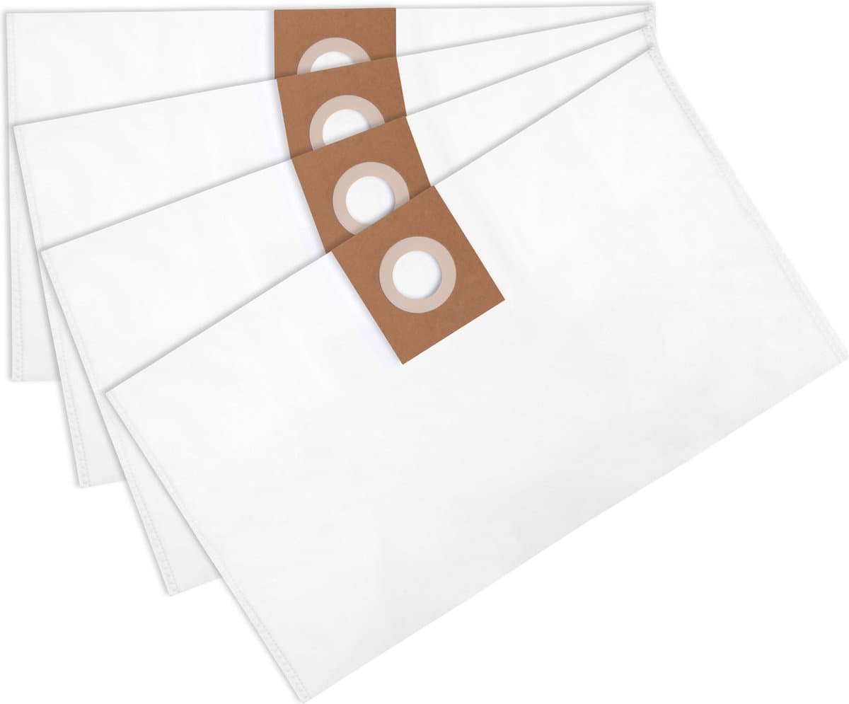 VONROC Stofzuigerzakken synthetisch voor VONROC VC504AC, VC506AC & VC509AC – 4 stuks — afbeelding 1