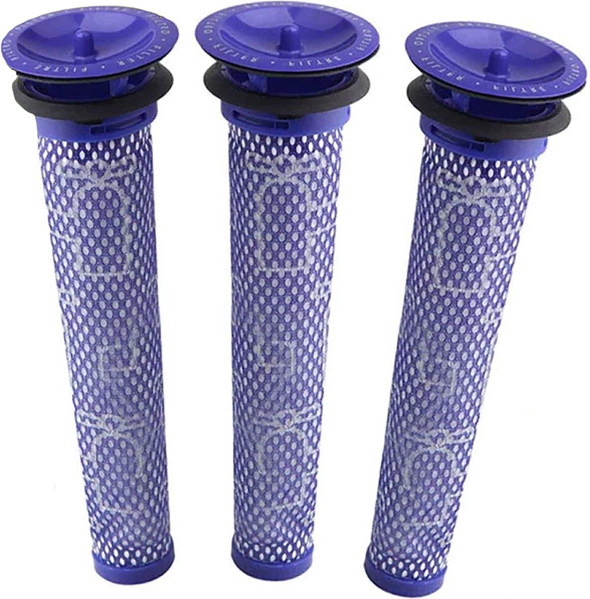 XL set Hepa Filter - 3 stuks - Front filters geschikt voor Dyson V6 V7 V8 DC58 DC59 DC61 DC62. — afbeelding 1
