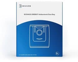 ECOVACS - DEEBOT X2 Omni, X5 Omni, T30 Omni en T30 Pro Omni - Antibacterieel Stofzuigerzak - 3 liter - 3 zakken