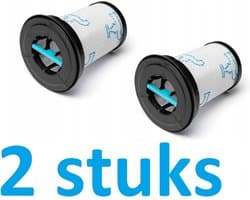 2 x filter voor TEFAL Tefal Air Force Flex 360 Ultimate, TY9571WO ROWENTA Rowenta Air Force Flex 760, RH9571WO Rowenta Air Force Flex 760, RH9572 Rowenta Air Force Flex 760, RH9574 Rowenta Air Force Flex 760, RH9590 - Het filter is een vervanging