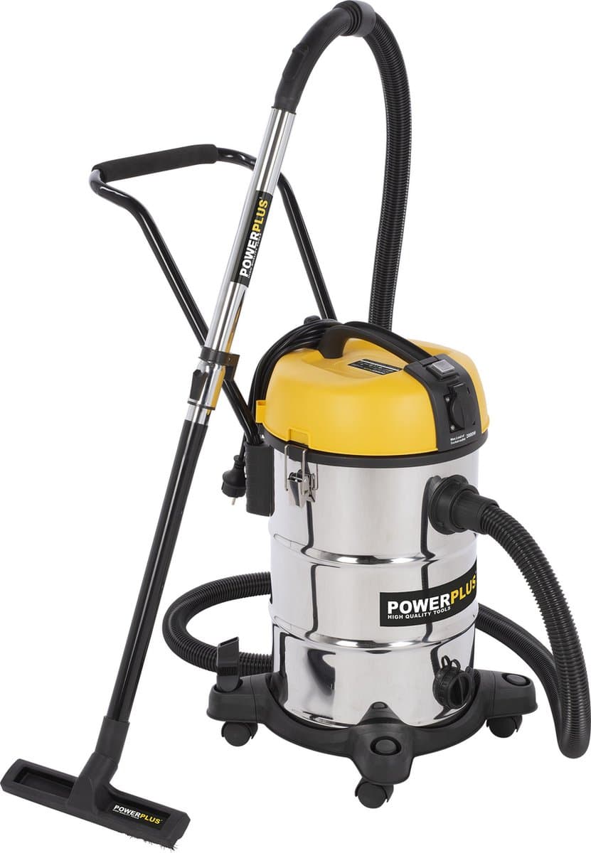 Powerplus elektrische stofzuiger nat-droog POWX3240 - 1200W stofzuiger auto, tapijt, zuig- & blaasfunctie - 30l tank - met 6 acc. — afbeelding 1
