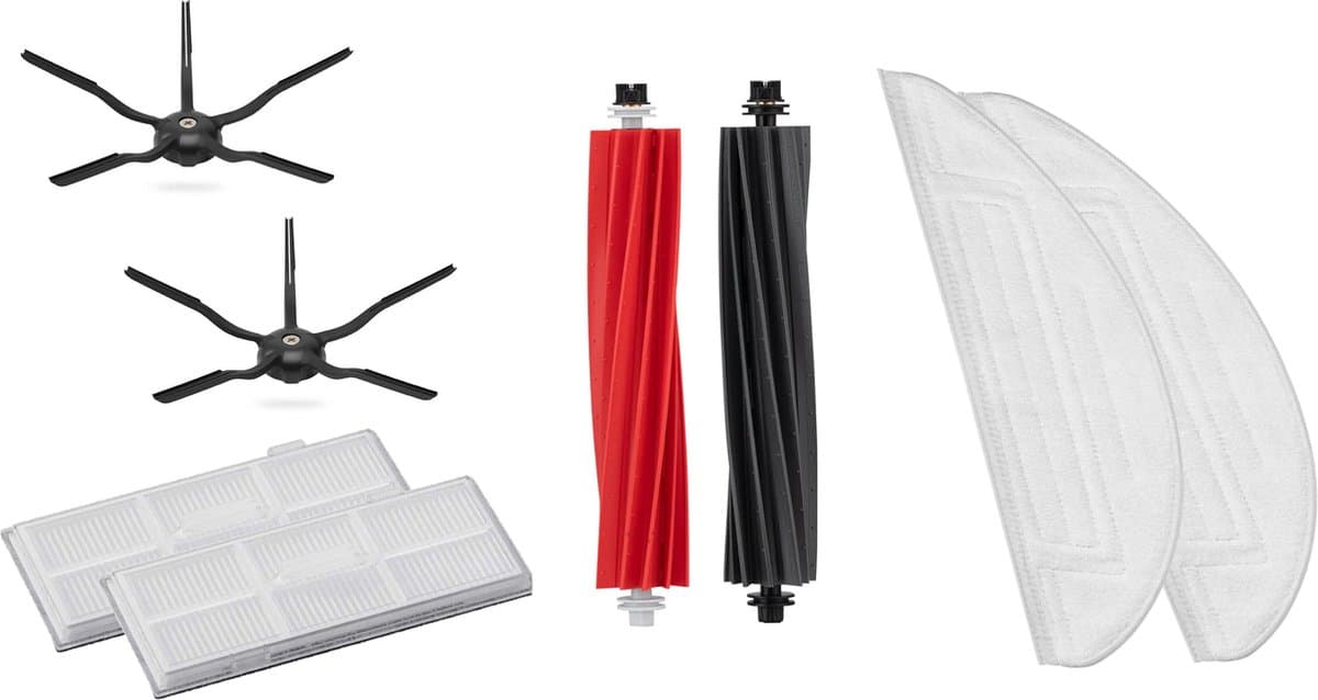 Onderhoudspakket (Zwart) incl. dweil - Compatible met Roborock S8 Series (Roborock S8, S8 Plus, S8 Max, S8 MaxV, S80, S85) — afbeelding 1