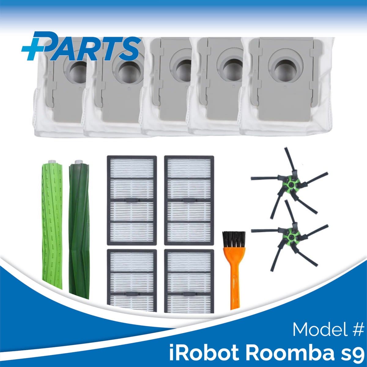 iRobot Roomba s9 Onderhoudsset (Plus.Parts® alternatief voor 4655986 / 4646124) — afbeelding 1