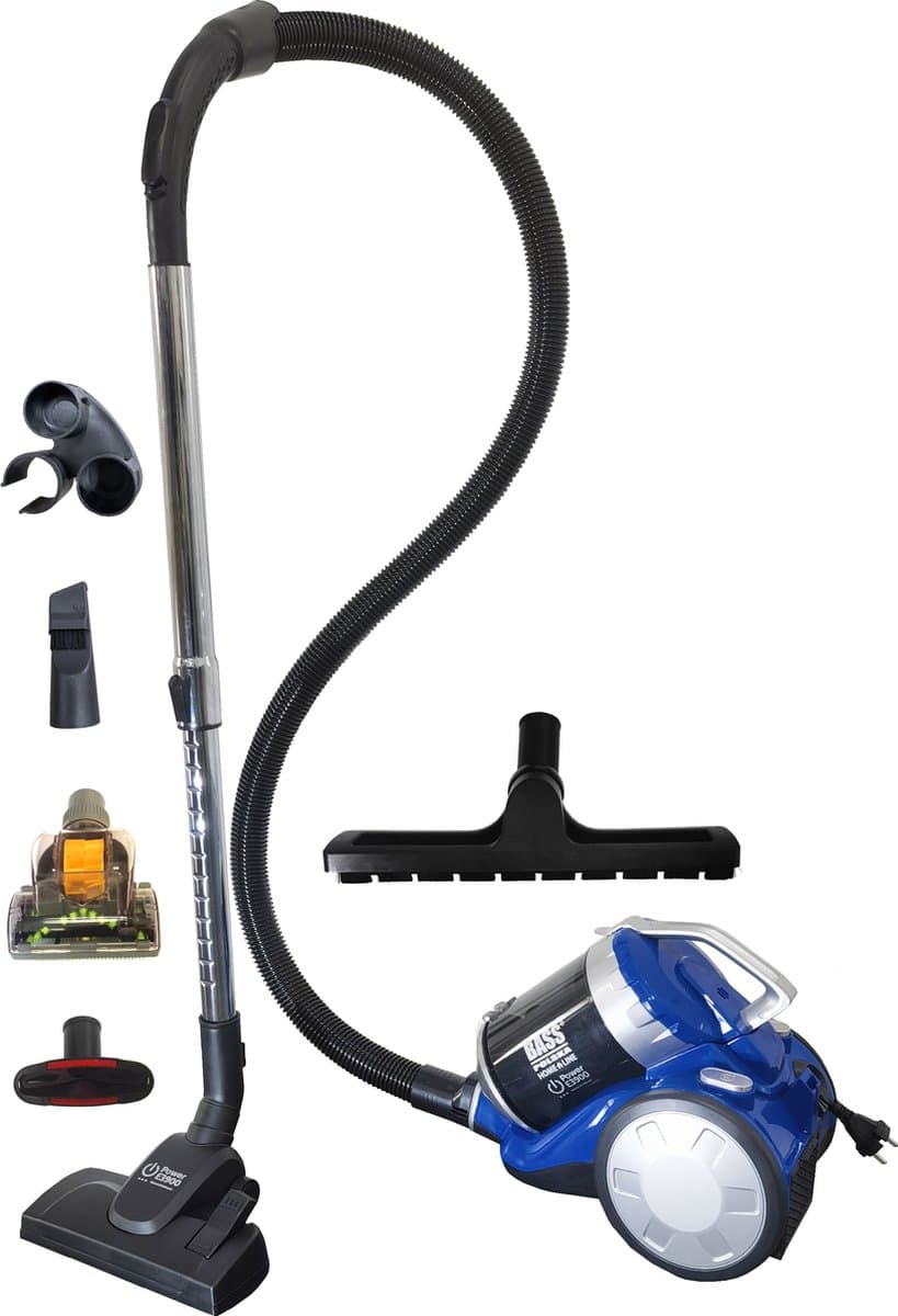 Zakloze cyclonische stofzuiger met een set tips en een 900w klopper — afbeelding 1