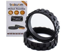 Banden voor IROBOT ROOMBA serie 500, 600, 700, 800 en 900 (2 stuks) - antislip - buitengewone grip - eenvoudige montage - product gemaakt in Spanje van de beste kwaliteit.
