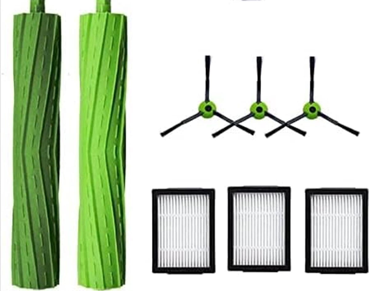 7 stuks accessoires - Voor iRobot Roomba i5 i5+ J5 J5+ J5 Plus - Inclusief 1 Pack Roller Borstel , 3 Pack Filter en 3 Zijborstel — afbeelding 1
