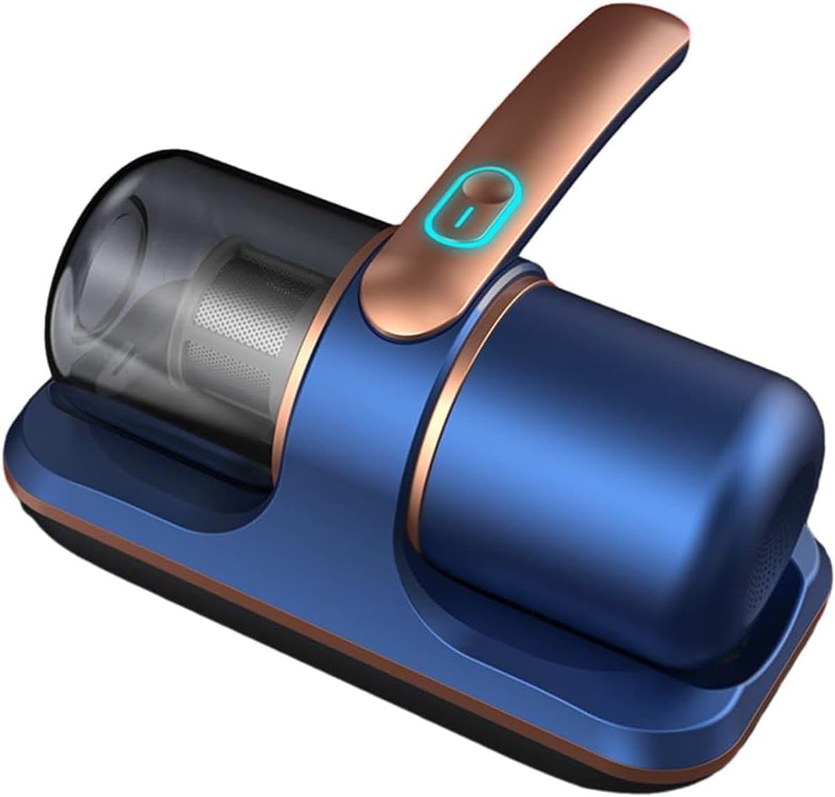 Veilige en efficiënte draadloze bedstofzuiger voor hygiënische slaapomgeving Mijtverwijderaar ABS Brede toepassing, Blauw goud — afbeelding 1