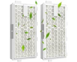 2 stuks HEPA Airclean Plus 50 filters voor Miele Compact Cl & C2, Complete C2 en C3, SF-HA 50 filters voor modellen # S4, S5, S6, S8, S4000, S4999, S5000, S5999, S6000, S6999, S8000, S8000, S8000, S8000