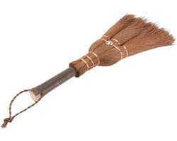 Mini Bezems - Bureau Veger - Kleine Oppervlakken Reinigen - Natuurlijk Materiaal - Niet Gespecificeerd - Bruin