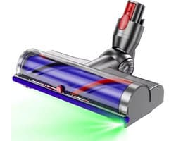Stofzuigerborstel - Aangedreven Zuigmond Geschikt voor Dyson Steelstofzuiger V8,V10,V11,V15,G5 - Turbo Borstel - Vloerzuigmond - Blauw