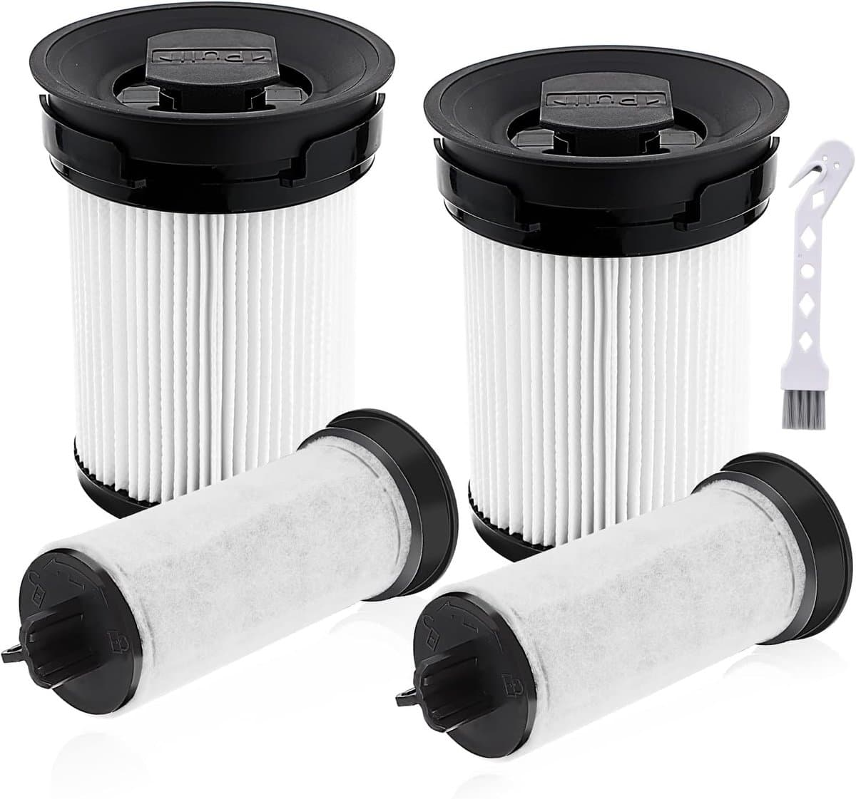2 stuks HEPA-filters voor Miele TriFlex HX1 FSF vervangingsfilter voor Miele TriFlex HX1 Pro stofzuigerfilter reserveonderdelen voor Triflex HX1 Cat & Dog facelift accustofzuiger reserveonderdeel nr — afbeelding 1