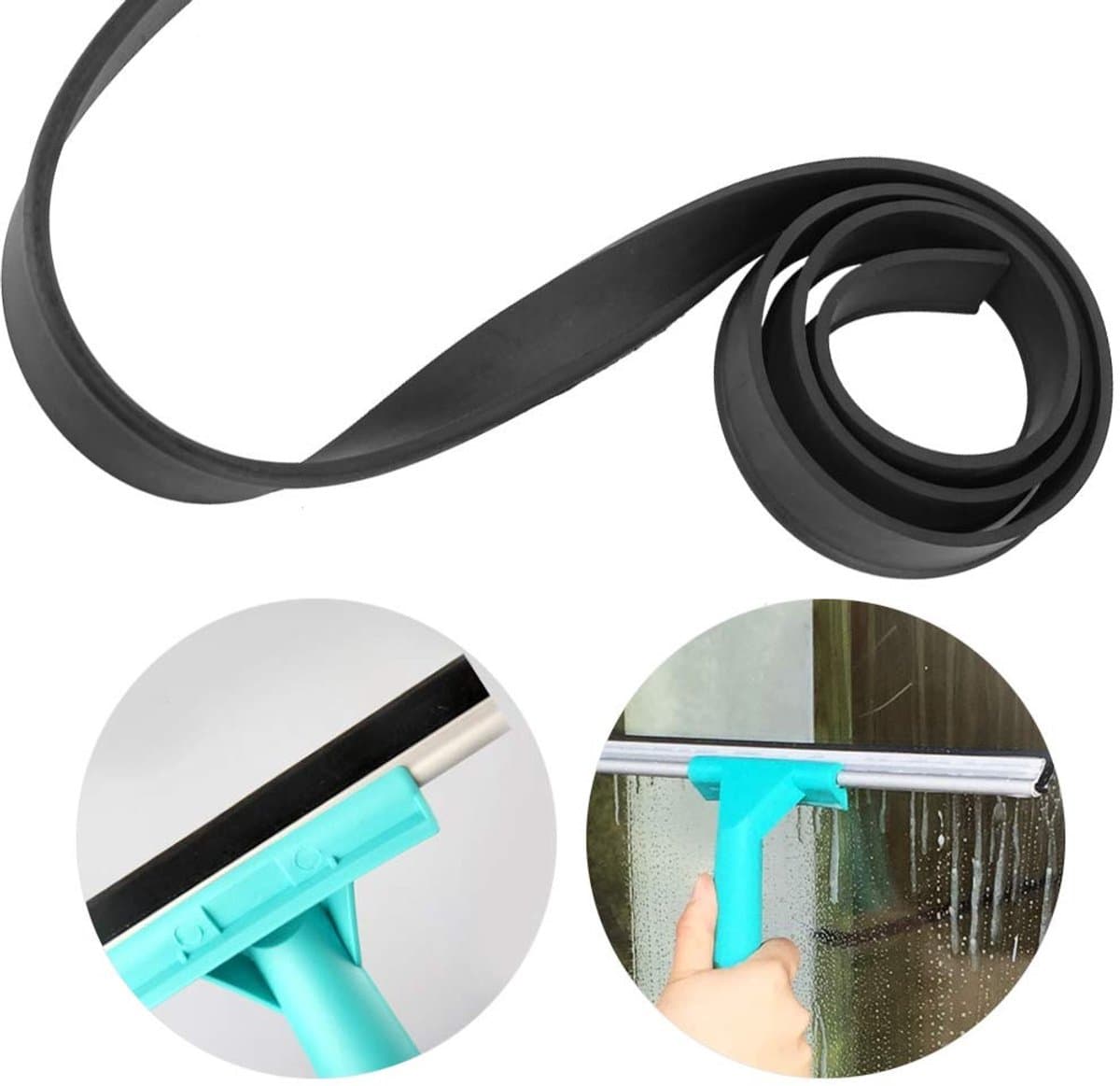 Store_9 - Vervanging Zuigmond - Zuigmond Vervangingen - Eenvoudige Glasreiniging - 13.5 Inch - Zacht Rubber - Perfect voor Badkamer en Keuken - Ges... — afbeelding 1