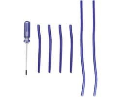 Allecto - van 7 Vervangende Pluche Viltstrips voor Dyson V6 V7 V8 V10 V11 - Hoogwaardige Onderstrip