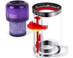Vervangende stofbak + filter Geschikt voor Dyson V11, V15, SV14, SV15, SV22 stofzuigers