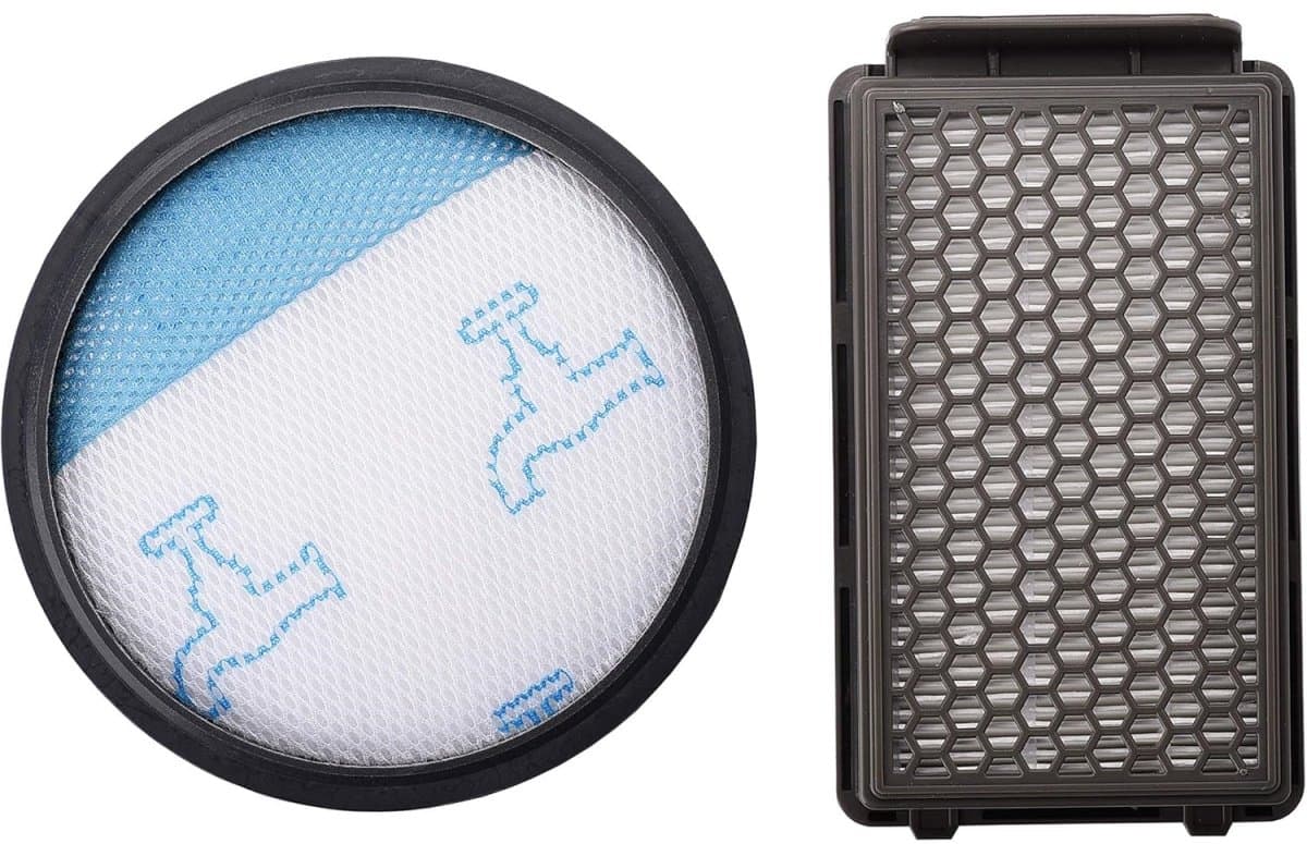 HEPA Filter Luchtreiniger - Geschikt voor Rowenta Filter - Geschikt voor Rowenta Compact Power Cyclonic RO3718EA RO3724EA RO3731EA RO3786EA RO3798EA Stofzuigers - Rond filter van 14 cm - Vierkant filter van 15 * 9 cm — afbeelding 1