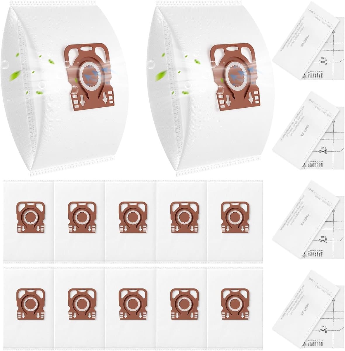 16 stuks stofzuigerzakken - geschikt voor stofzuigerzakken miele Hoover Pure CO - stofzuigerzakken geschikt voor Guard M1 S8380 Flex Parquet Silence Performance Cat & Dog-serie - geschikt voor Miele TU Guard S1 L1 M1 /CO — afbeelding 1