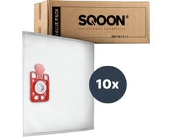 SQOON® Stofzuigerzakken Geschikt voor Numatic Henry HVR160 / Hetty HET160 - Vervangt Model 604011 - High Filtration voor Optimale Stofopname - 10 Stuks