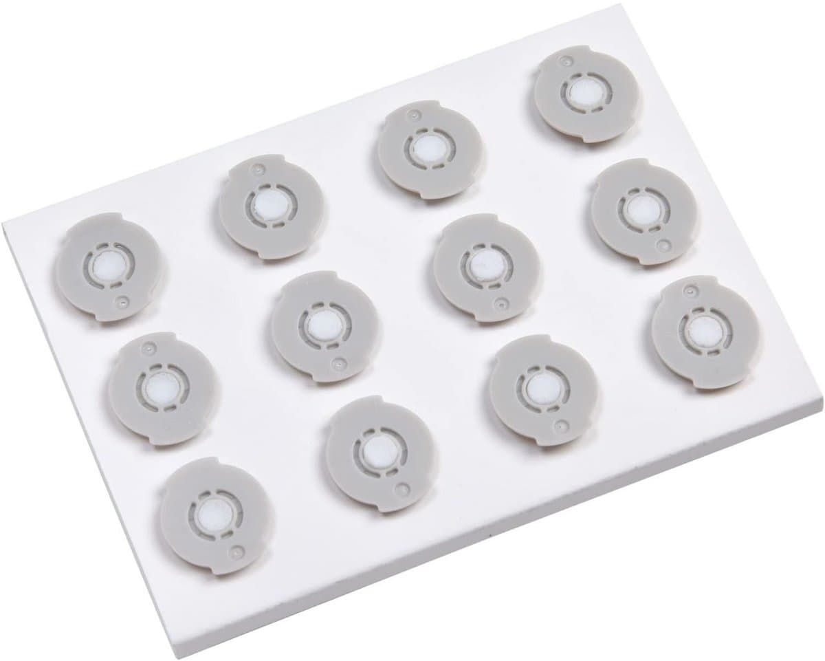 TOVBMUP 12 Stuks Drinkwaterfilterpatronen - Wassertank Filterelementen - Effectief tegen Verontreinigingen - Geschikt voor Roborock 1S/T4/T5/S4/S5/S6/S50/S51/S55 Kehrroboter - ABS en Katoen — afbeelding 1