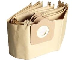 5x Stofzuigerzakken Geschikt voor Kärcher WD2 / WD3 / WD4 / WD5 / WD6 – BIO Papieren Vervangzakken 25L | Compatibel met SE 4001, SE 4002, KNT, KWD Serie | Duurzame 2-laags Filterzakken