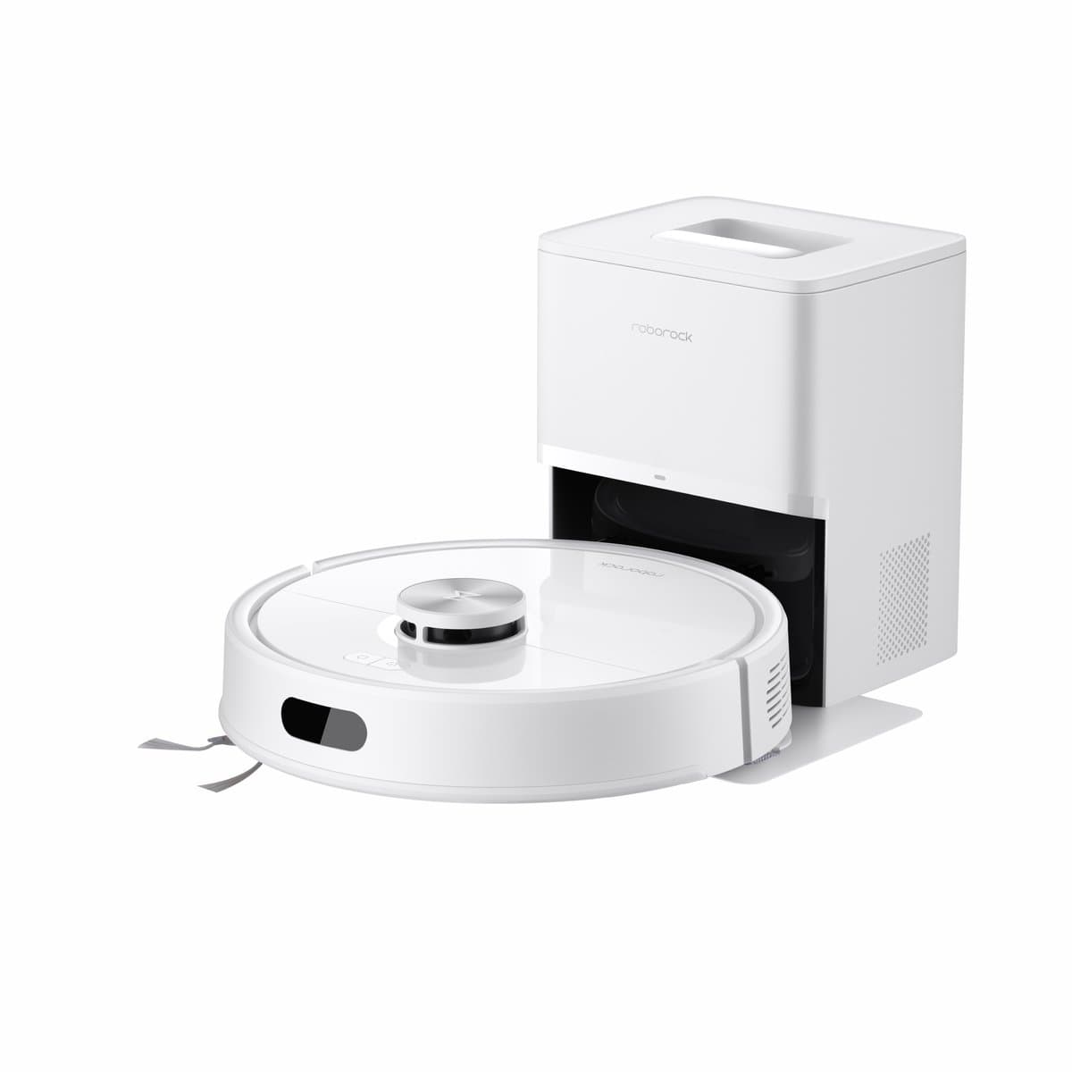 Roborock Robot VC Q7 TF+ - Wit - Dubbel anti-klit systeem - 3 waterdoorstroomstanden - zelfledigend dockingstation — afbeelding 1