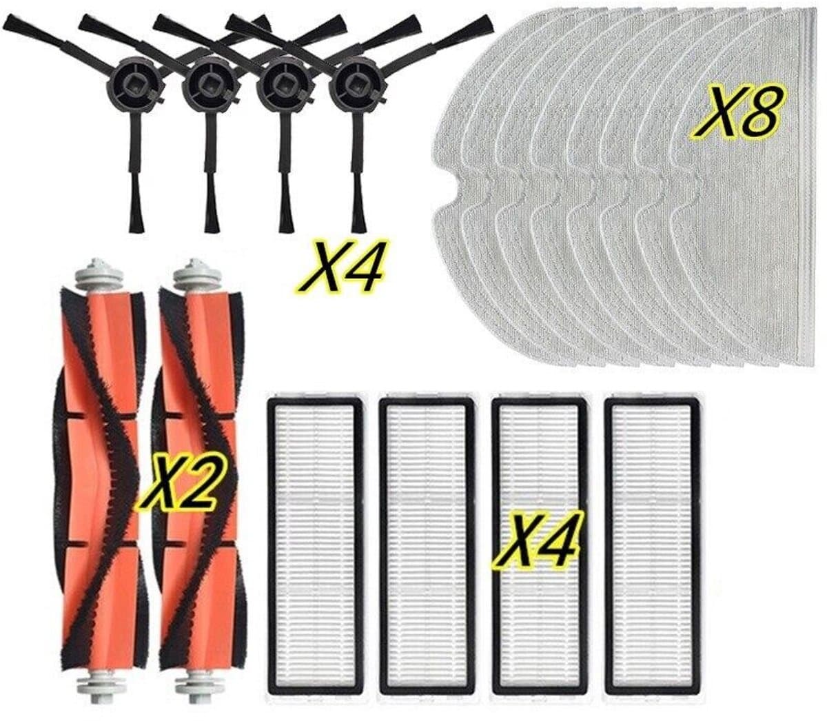 Geschikt voor Compatibele accessoires Geschikt voor Mi Robot Vacuum-Mop2 Pro+ Cleaner STYTJ02ZHM-onderdelen — afbeelding 1