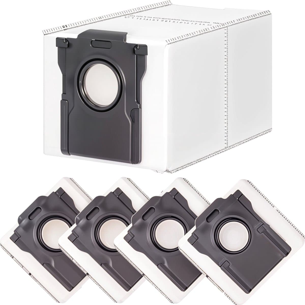 5x Stofzuigerzakken geschikt voor Dreame L40s Pro Ultra / X40 Ultra (Complete) / L40 Ultra / X50 Ultra / L10s Ultra Gen2 / L10s Pro Ultra / D20 Ultra / D20 Plus (Pro) / Matrix 10 Ultra — afbeelding 1