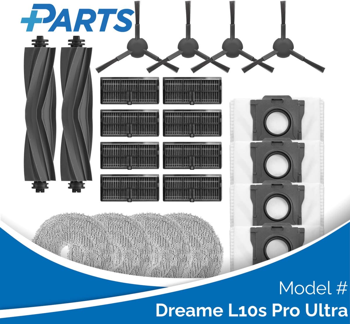 Dreame L10s Pro Ultra Onderhoudsset (Plus.Parts® alternatief voor RAK35) — afbeelding 1