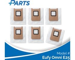 Eufy Omni E25 Stofzakken (6 Stuks, Plus.Parts® alternatief voor T29YQA20)