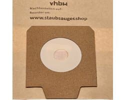 vhbw 10x stofzakken, compatibel met Nilfisk VP930 PRO HEPA, 934, GD934, 930, 135, VP930 ECO PRO HEPA, GD930, GD932 stofzuigers – 34 cm x 17 cm bruin