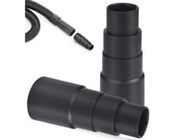 Universele stofzuigerslangadapter voor schuurmachines, accessoires voor railschuurmachines, decoupeerzagen en cirkelzaagverkleiners (25 mm, 30 mm, 34 mm).