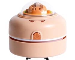 Mini Stofzuiger - Bureau Reiniger - Snelle Schoonmaak - Compact Draagbaar - 8.5 cm Hoog - Capybara