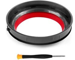 Dailygoods- Stofcontainer Afdichtring - Compatibel met Dyson V10/SV12 - Vervangende Onderdelen - Schroevendraaier - Duurzaam - Eenvoudige Installatie - Stofzuigeronderdeel