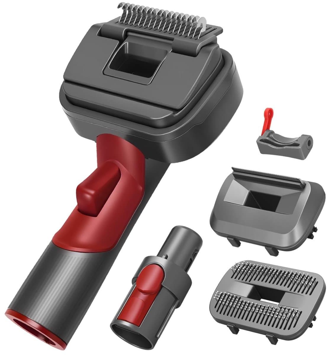 Dailygoods- Hondenhaarstofzuigerborstel 3-in-1 - Huisdier Borstel - Compatibel met Dyson V7/V8/V10/V11/V12/V15 - Verwijdert Klitten/Knopen - Voor Gezondere Vacht - Huisdierborstel — afbeelding 1