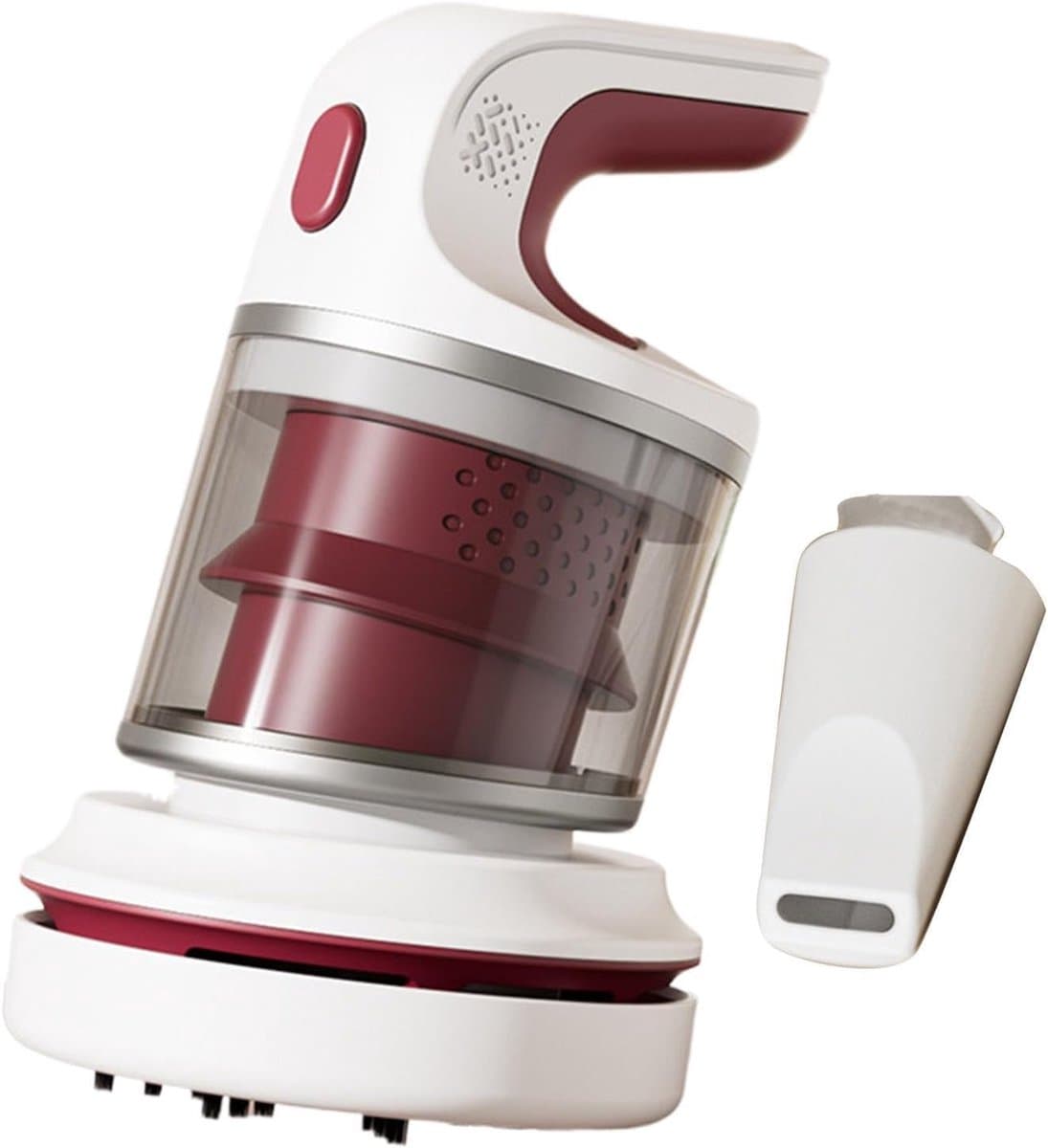 KZQ Draadloze mini stofzuiger voor computer en toetsenbord - Compact handheld apparaat voor stofverwijdering bij elektronica - Draagbaar en effectief - Rood — afbeelding 1
