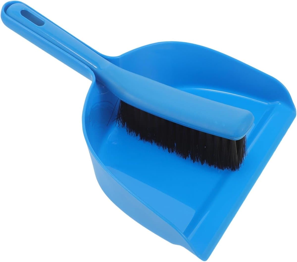 Stoffer en blikset - Reinigingsset - Snel opruimen - Compact ontwerp - 26 x 20 cm - Blauw — afbeelding 1