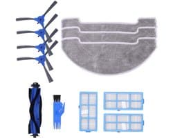 Dailygoods- Robotstofzuiger Hoofdborstelset - Zijborstel - Vodfilter - Stofzuigeraccessoires - Hoogwaardige kwaliteit - Verbeter werkefficiëntie