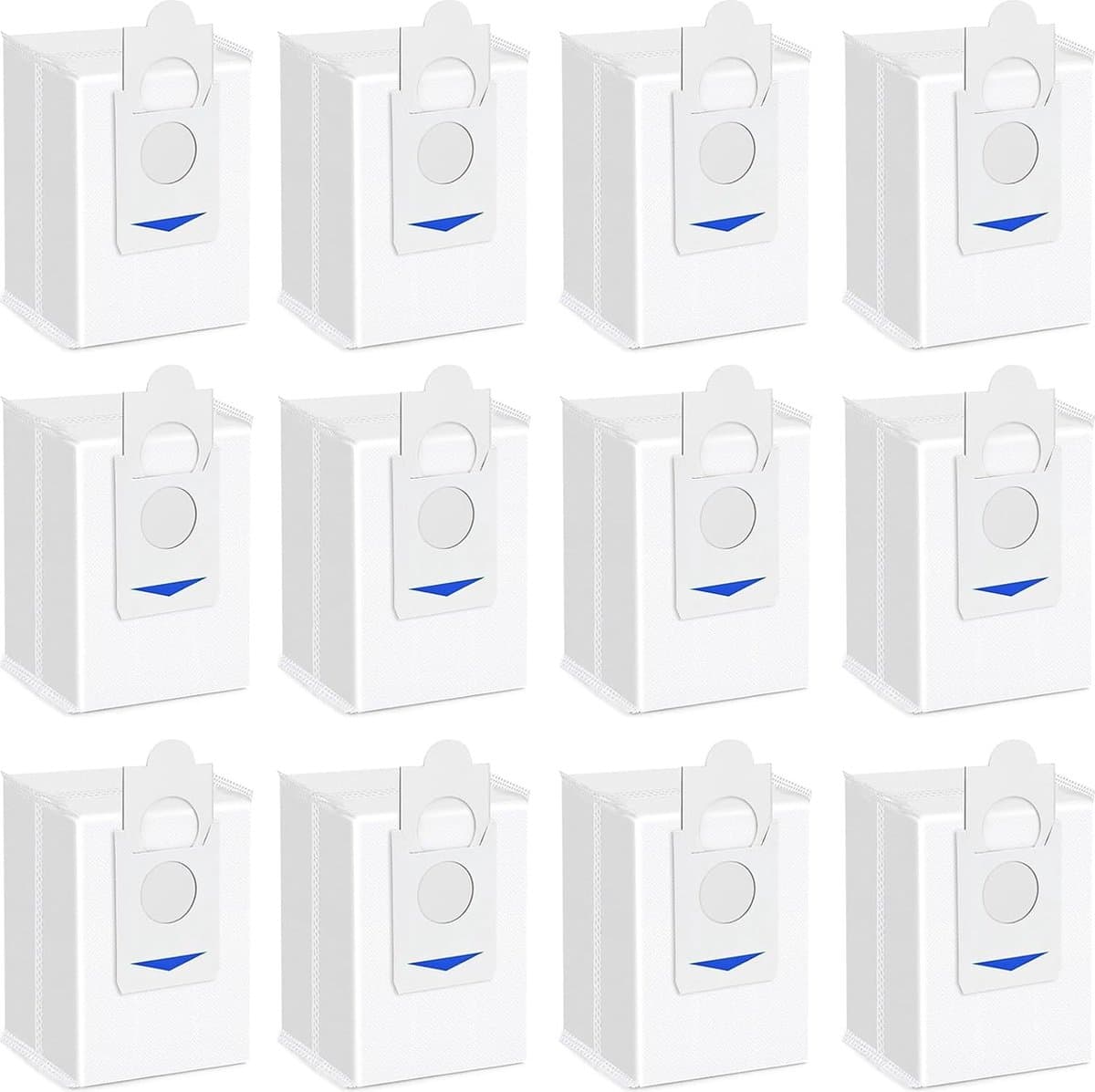 12 Stuks Stofzakken Voor ECOVACS DEEBOT X2/X2 Omni/X2 Pro/DEX86 Stofzuiger Robot Vervangende Onderdelen, Auto-Leeg Station — afbeelding 1