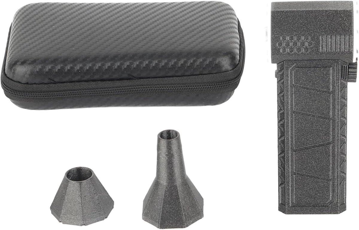 Mini Turbo Ventilator - Krachtige Blazer - Efficiënte Reiniging - Stepless Snelheidsregeling - 17 x 10 x 5 cm - Zwart — afbeelding 1