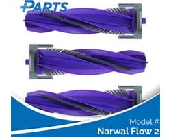 Narwal Flow 2 Borstels (3 Stuks, Plus.Parts® alternatief voor CP-PJ-A00090-00-00)