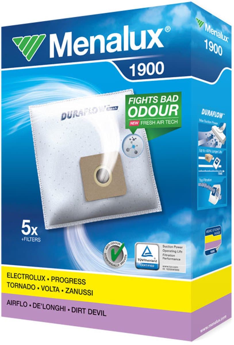 Electrolux - STOFZUIGERZAK 1900 5 STUKS + 1 FILTER - 9001961276 — afbeelding 1