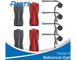 Roborock G30 Borstels (6 Stuks, Plus.Parts® alternatief voor 8.02.0363)