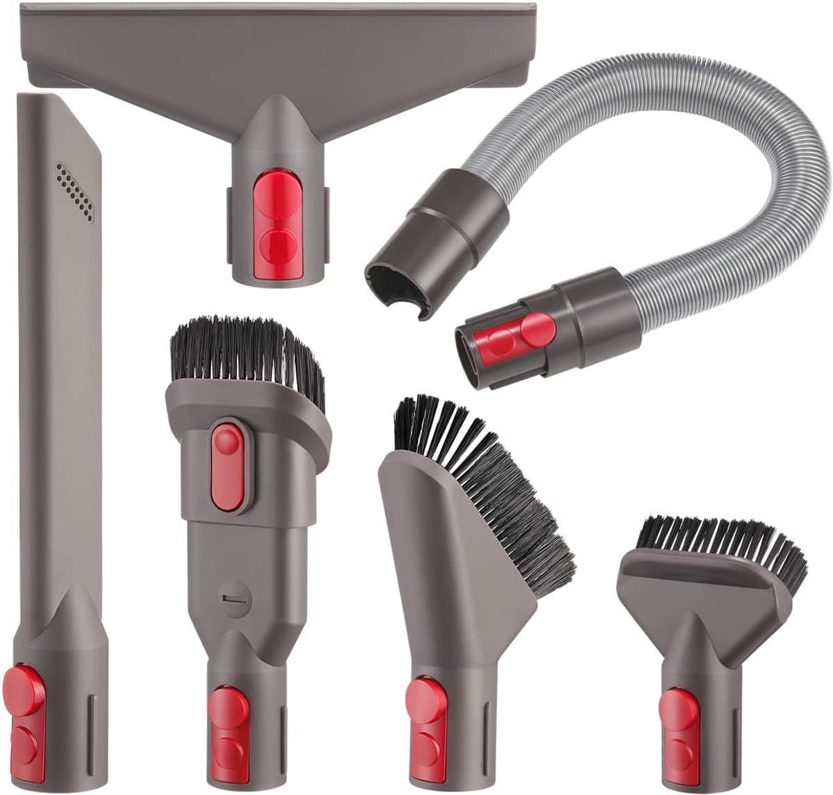 Accessoirepakket voor Dyson Gen5, V15, V12, V8, V11, V10 en V7 (Absolute, Detect, Animal, Outsize) – Vervangende borstels en opzetstukken voor draadloze steelstofzuigers — afbeelding 1