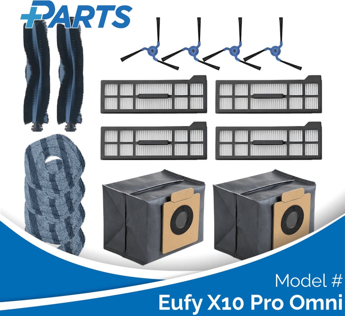 Eufy X10 Pro Omni Onderhoudsset (Plus.Parts® alternatief voor T29G00R1) — afbeelding 1