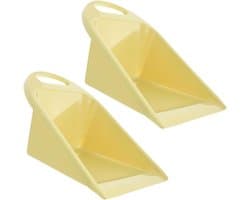 Stoffer Blikset - Handveger Set - Snel Opruimen - Ergonomisch Ontwerp - 28 x 22 x 145 cm - Geel