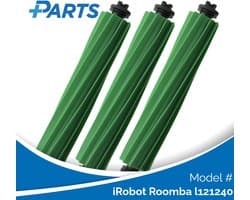 iRobot Roomba l121240 Borstels (3 Stuks, Plus.Parts® alternatief voor 4849902)