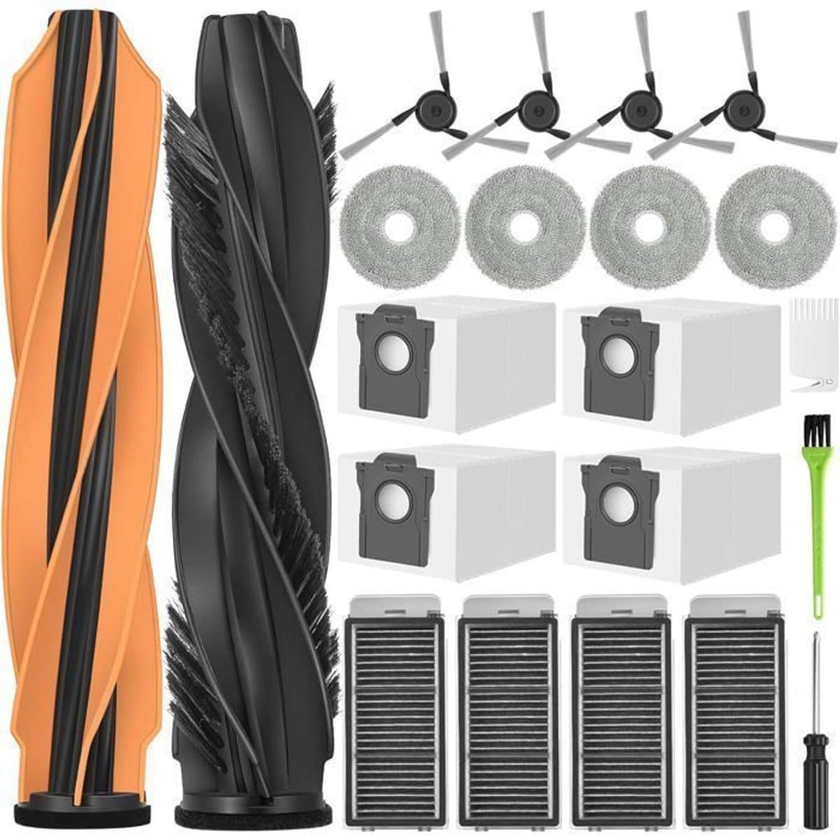 Geschikt voor L40s Pro Ultra accessoires Geschikt voor Dreame X50 Ultra / L40s Pro Ultra / L50 Pro Ultra vervangingsonderdelen X50 2 Hoofdborstel 4 — afbeelding 1