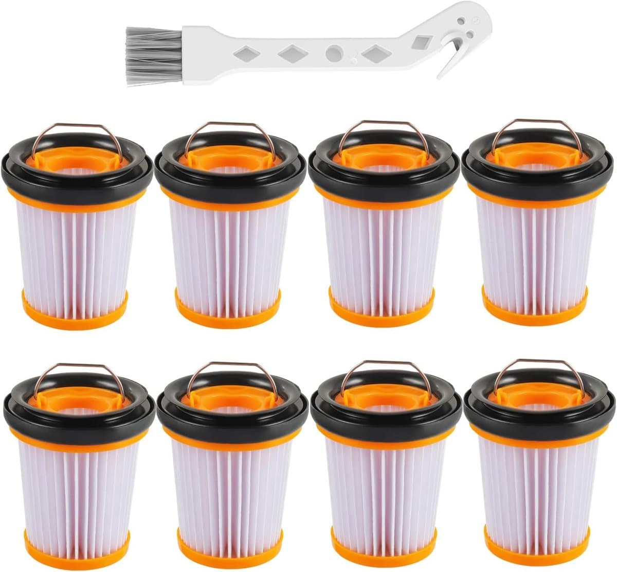8 stuks - vervangende - stofzuigerfilters - geschikt voor Shark ION W1 S87 draadloze handstofzuiger (WV200, WV201, WV205, WV220). Vergelijkbaar geschikt voor onderdeelnummer XHFWV200. — afbeelding 1