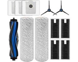12-delige - 1 rolborstel, 2 borstelrollen, 2 zijborstels, 3 stofzakken, 4 HEPA-filters - Voor ECOVACS DEEBOT X8 Pro Omni/ X8 Omni robotstofzuiger