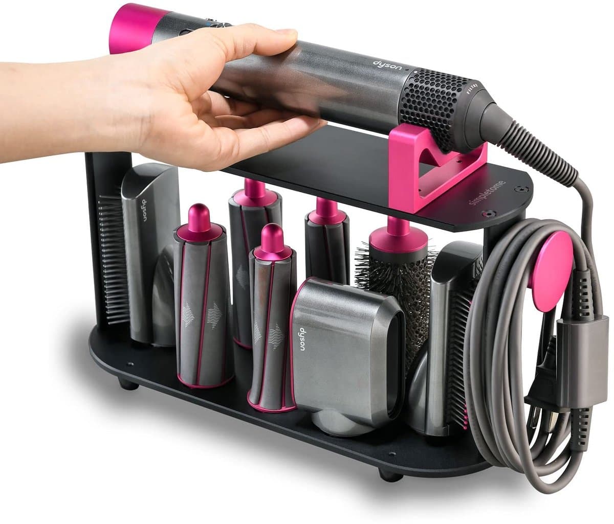 Cosensi - Storage Stand Holder - Dyson Airwrap - Stevige Aluminium - Non-Slip Rubber - Houders voor Haarstyler - Ruimtebesparend — afbeelding 1